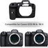 MUZIRI KINOKOO Protective Case for Canon EOS R6/R6 II - Soft Silicone Cover Camera Case - Black
