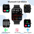 Smart Watch for iPhone/Android Phones (Answer/Make Calls) - 1.69" HD Screen Fitness Tracker : Heart Rate/Sleep/Blood Oxygen/Steps, Multiple Sports Modes, Waterproof SmartWatch for Men Women
