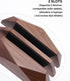 Nuvograin Dual Laptop Holder, Vertical Stand with 2 Slots for MacBook, Wooden Laptop Holder for Desk