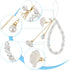 Phone Charm String - Cute Keychains Beaded Phone Strap Cell Phone Charms with Kawaii Creative Crystal Flower Pendant