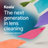 Koala Lens Cleaning Cloth | Japanese Microfiber | Eyeglass, Camera Lens, VR/AR Headset Cleaning | Pink & Orange (Pack
