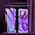 Rancase Butterfly Galaxy A15 5G Case: Three-Layer Heavy Duty Shockproof with 2 Tempered Glass Protectors, 6.5 inch.