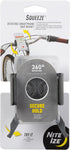 Nite Ize Squeeze Rotating Smartphone Bar Mount, Universal Phone Mount for Bike Handlebar with Mounting Strap