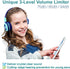 SIMOLIO Kids Bluetooth Headphones with Microphone, 75dB, 85dB, 94dB Volume Limit, Foldable Lightweight for Children