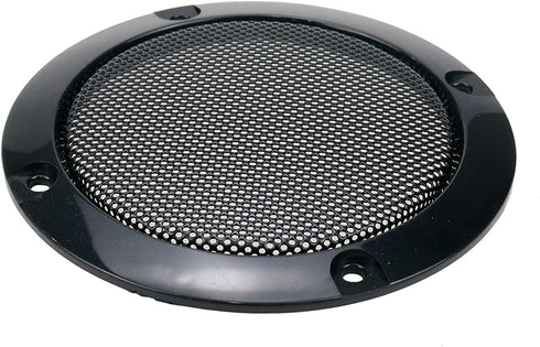 Speaker Grill Cover, 3" ABS Plastic Cold Rolled Steel, Black, Set of 4