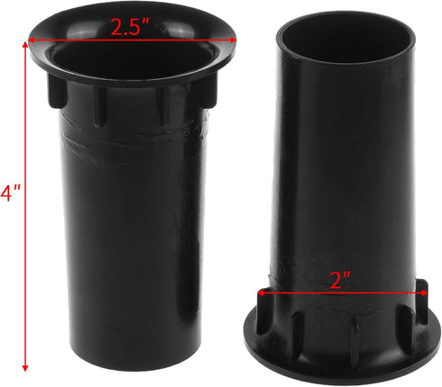 Bluecell Pack of 2 Speaker Cabinet Port Tube for DJ/PA Speaker 2 Diameter x 4 L (2 (D) x 4" (L))