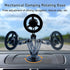 Universal 360° PRO Magnetic Suction Phone Holder for Car, Alloy Folding Magnetic Cell Phone Holder, Dashboard Mount for