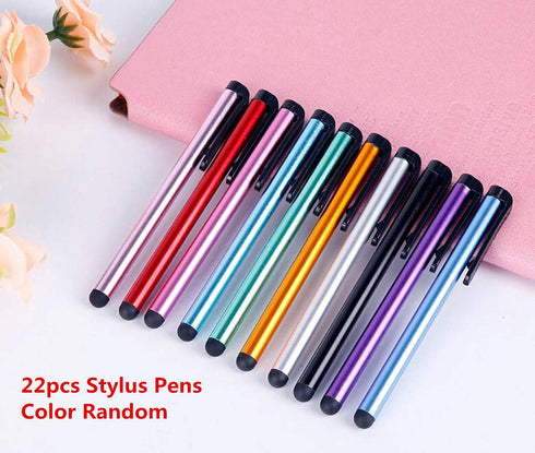 Stylus Pen Set of 22 Pack, Multicolors Capacitive Stylus for iPad, iPhone, Samsung, Kindle, Tablet Devices