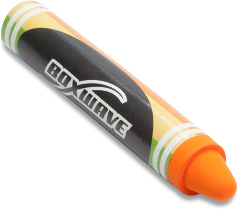 KinderStylus by BoxWave - Crayon Shaped Stylus Pen for iPad, Apple iPad, Thick Kids Stylus - Orange