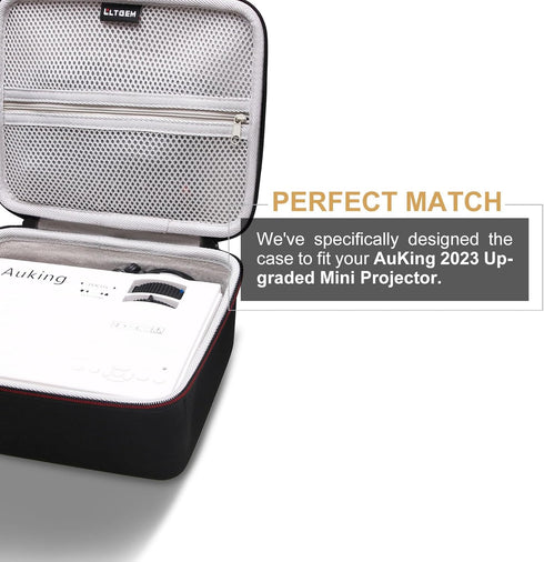 LTGEM Hard Travel Protective Carrying Case for AuKing ?M8-F Mini Projector (Case Only)