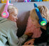 Riwbox CF9 Cat Ear Kids Bluetooth Headphones with LED Light, Safe 85dB Volume Limit