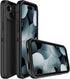 MXX Heavy Duty Case for iPhone 15 Plus, with Tempered Glass Screen Protector, Camera Lens Protector 3-Layer Full Body Protection Cover Shockproof DustProof, for 6.7 inch 2023 (Black)