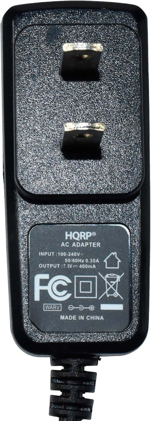 HQRP 7.5V AC Adapter Compatible with Casiotone AD-1 AD-1U SA-25 SA-5 SA-38 SA-39 SA-75 Power Supply.