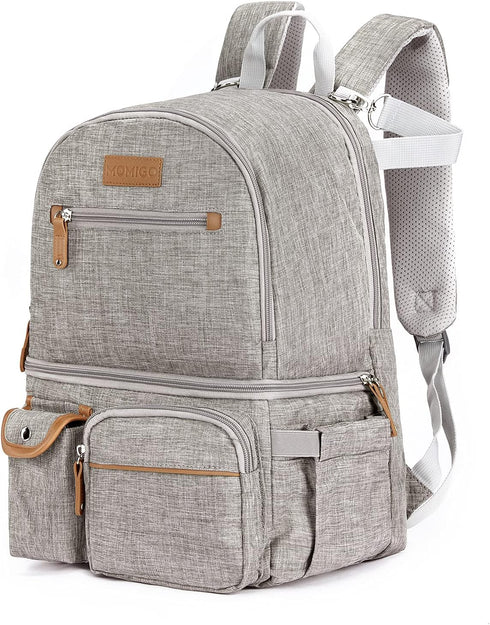 MOMIGO Breast Pump Backpack - Cooler and Moistureproof Bag Double Layer for