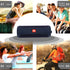 LTGEM Silicone Carrying Travel Case for JBL FLIP 5 Waterproof Portable Bluetooth Speaker with Extra Carabiner - Black
