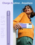 miisso 6000mAh Ultra Slim Power Bank, Built-in Cables, Card Size Portable Charger for Phones, 3 Output External Battery