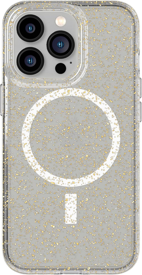 Tech21 Evo Sparkle Case for iPhone 13 Pro, Magsafe Integrated, Shimmering with 12ft Multi-Drop Protection