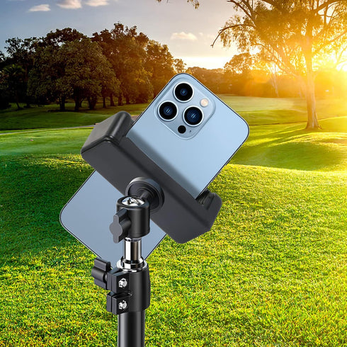 Universal Cell Phone Tripod Mount Adapter, Phone Holder Clip for Monopod Selfie Stick and More