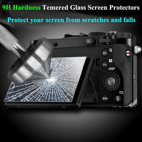 Screen Protector for Ricoh GR III GR III X, 9H Hardness 0.3mm Ultra-thin Tempered Glass, 3 Pieces