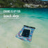 Chums Floating Phone Case with Lanyard, Touchscreen Compatible Waterproof Phone Pouch (Beer Can Happy Hour)