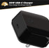 Scosche HPDC60-SP Powervolt 60W USB Type-C Wall Quick Charger, Compatible with All Power Delivery Devices in Black