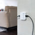 GE Pro Side-Access Swivel Surge Protector, 2 Pack, 5-Outlet Extender with 2 USB Ports, Wall Tap Adapter, White