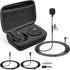 PyleUsa Wireless Low-Latency Transmitter/Receiver Set for Presentations, Projectors, TV, Soundbar, Includes Lavalier Mic