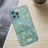 iPhone 15 Pro Max Phone Case, Art Van Gogh Almond Blossom Aesthetic Blue Flower Slim Soft TPU Waterproof Cover