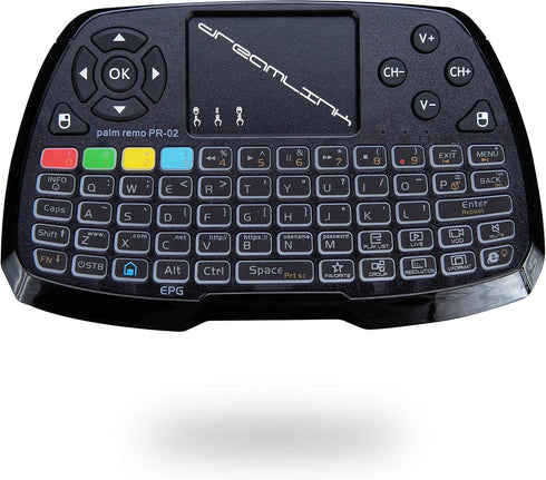Dreamlink/Formuler Palm Remo Wireless Mini-Keyboard with Touchpad for PC, Android TV Box, Xbox360, Black