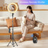 UEGOGO 10'' 72'' Holder38 Dimmable Ring Light with Tripod Stand & Phone Color Modes LED Ringlight for Live Stream