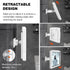 MoKo Shower Tablet Holder, Waterproof iPad Holder for Devices Up to 11", 360° Rotation Wall Mount