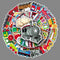 DIYYILIF 100 Pcs Train Stickers, Vinyl Waterproof Stickers for Water Bottles, Laptop, Notebook,