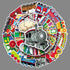 DIYYILIF 100 Pcs Train Stickers, Vinyl Waterproof Stickers for Water Bottles, Laptop, Notebook,