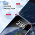iPhone 15 Pro Max Screen Protector - 2 Pack (USA Flag & Black) - 9H Hardness Tempered Glass with Easy Installation
