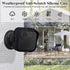 Hisewen Silicone Case Cover for All-New Blink Outdoor 4 (4th Gen), Weatherproof Protective Skin Cover for All-New Blink Outdoor 4 Home Security Camera (Black, 3 Pack)