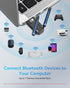 RENGOGA 5.4 150M 11/10/8 USB Bluetooth Dongle for PC Plug & Play Bluetooth Adapter PC Transmitter & Reciver, EDR & BLE