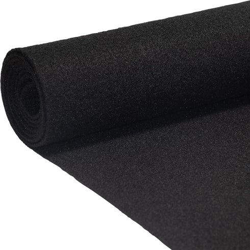 Bbox Black Carpet Non-Woven Febric | Length: 72 inch (6 ft.), Width: 43