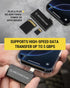 MCRA2 RS-MMC 2-in-1 16, Scosche Dual Slot Memory Card Adapter for SD/Micro SD, SDHC, SDXC and Cards, High Speed USB-C