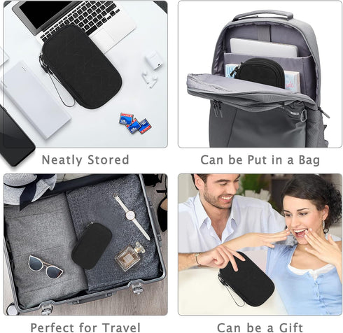 FYY Electronic Organizer Travel Cable Organizer Bag Pouch for Electronic Accessories, Portable Waterproof Storage Bag