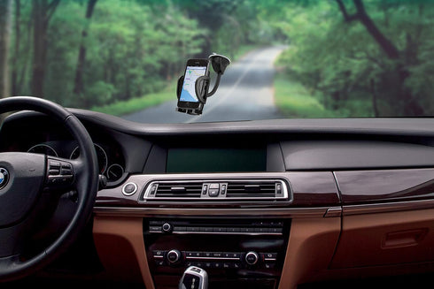 Scosche IHW10 4-in-1 Car Phone Holder, Windshield, Dashboard, Vent, Cup Mount