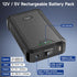 rapthor 12V 6500mAh 5V 13000mAh Pack 12.6V 2A Upgraded Rechargeable / DC Output Battery with Fast Charging Adapter