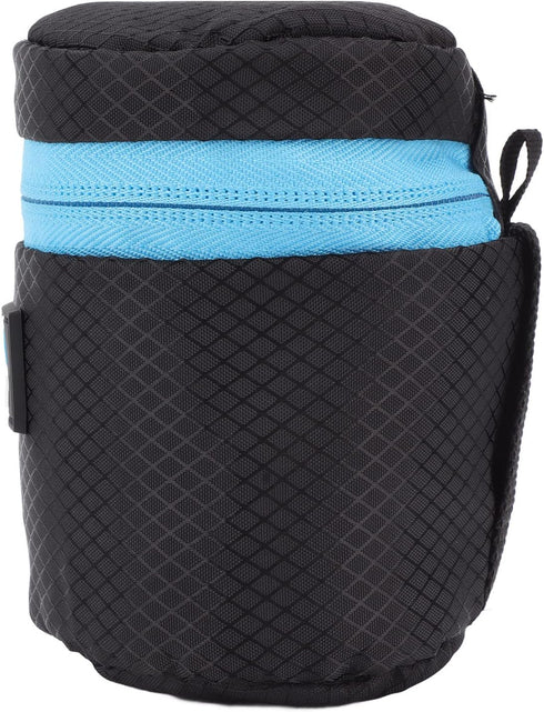 Camera Lens Case Bag Camera Lens Neoprene Pouch Camera Lens Protective Pouch Neoprene Waterproof Lens Case Bag with Zipper for Dslr Camera S (S)