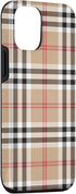 Checkered Plaid Flannel Case for iPhone 12/12 Pro