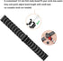 Watch Band for Garmin Vivoactive 3, 20mm Stainless Steel Strap for Forerunner 645/245, Galaxy Watch 42mm/Active 2