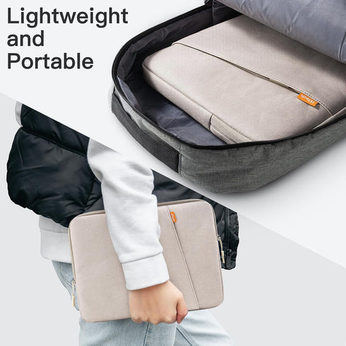 JETech Waterproof Laptop Sleeve for 14-Inch MacBook Pro, Bag Case with Pocket, Compatible with 14 Inch Notebook