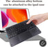 Wireless Bluetooth Keyboard, Ultra Slim Rechargeable Portable Cordless Keyboard with Touchpad, 10 Inch for iOS Android