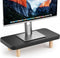 Single Monitor Stand Riser, 16Inch Wood Desk Organizer with Monitor Stand &