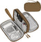 FYY Electronic Organizer, Portable Waterproof Travel Cable Bag for Charger, Phone, Earphone, Medium Size-Brown