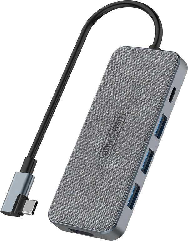 ZSIMC USB C Hub, 7-in-1 Docking Station Multiport Adapter with 4K HDMI, 100W
