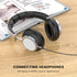 MOSWAG 3.5mm to 2.5mm Audio Cable for Bose QC45, QC35II, QC35, QC25 & JBL E45BT, E55BT, E65BTNC Headphones.